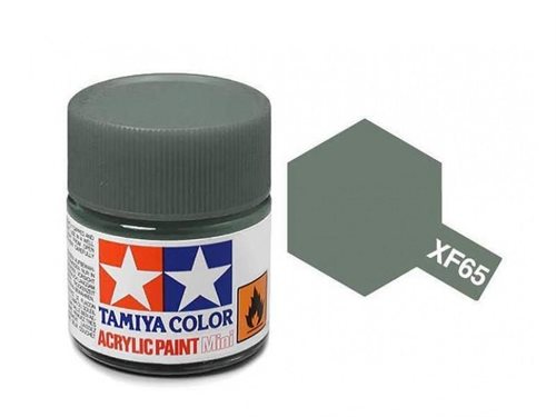 Tamiya 81765 Akryl maling, XF65, Field grey, 10 ml