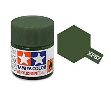 Tamiya 81767 Akryl maling, XF67, NATO green, 10 ml