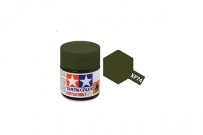 Tamiya 81774 Akryl maling, XF74, Olive drab (JGSDF), 10 ml