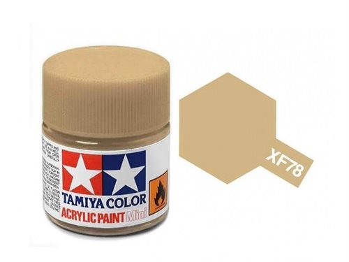 Tamiya 81778 Akryl maling, XF78, Wodden Deck Tan, 10 ml