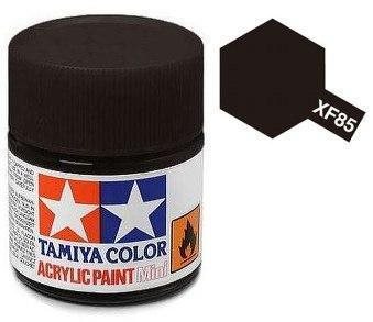 Tamiya 81785 Akryl maling, XF85, Rubber black, 10 ml