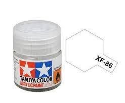 Tamiya 81786 Akryl maling, XF86, Flat clear, 10 ml