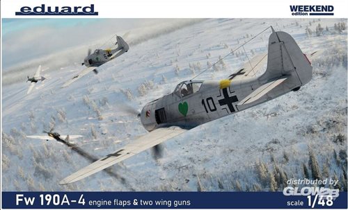 Eduard 84117 Fw 190A-4 w/ engine flaps & 2-gun wings 1/48 Weekend edition 