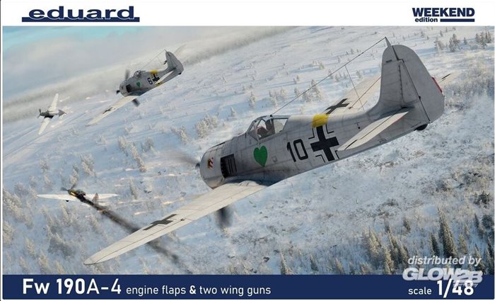 Eduard 84117 Fw 190A-4 w/ engine flaps & 2-gun wings 1/48 Weekend edition 