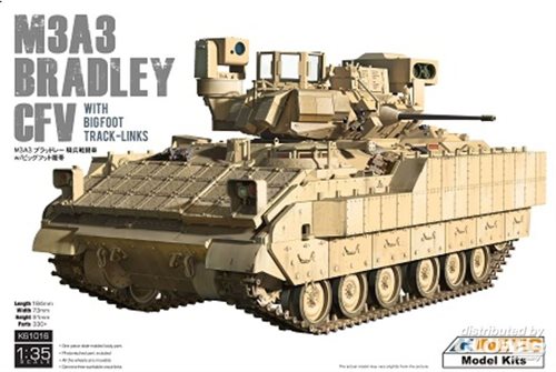 Kinetic 61016 M3A3 with BIG FOOT TRACK L 1/35
