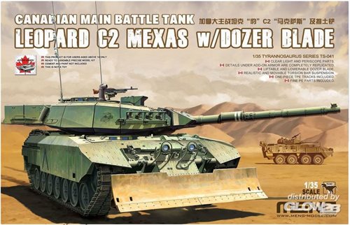 Meng ts-041 Canadian Main Battle Tank Leopard C2 MEXAS w/Dozer Blade 1/35