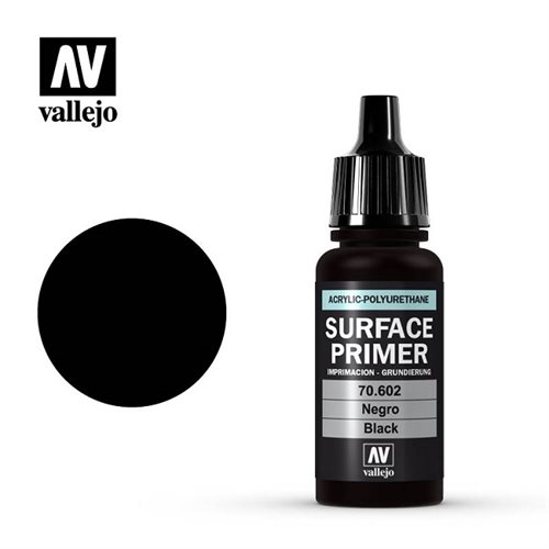 Vallejo 70602 Surface Primer Black - 17ml