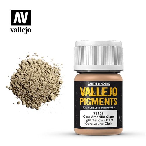 Vallejo 73102 Light Yellow Ocre Powder