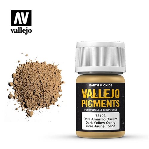 Vallejo 73103 Dark Yellow Ocre Powder