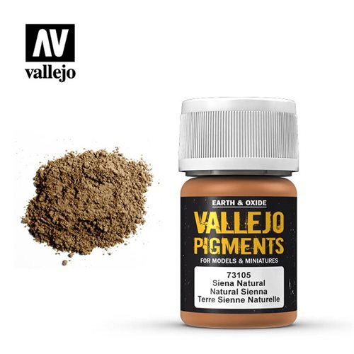 Vallejo 73105 Natural Sienna Powder