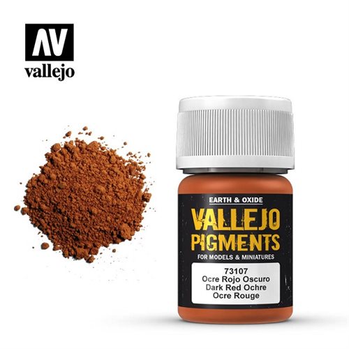 Vallejo 73107 Dark Red Ochre Powder