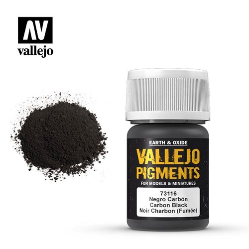 Vallejo 73116 Carbon (Smoke) Black Powder