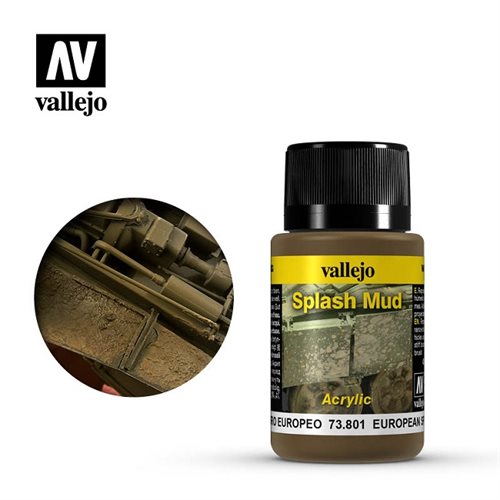 Vallejo 73801 European Splash Mud 40 ml