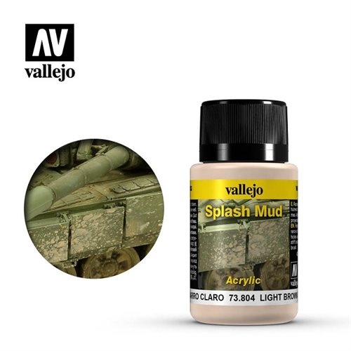 Vallejo 73804 Light Brown Splash Mud 40ml