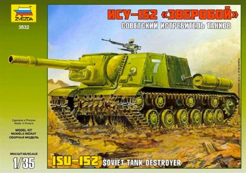 Zvezda Z3532 JSU-152 Soviet Tank Destroyer - 1:35
