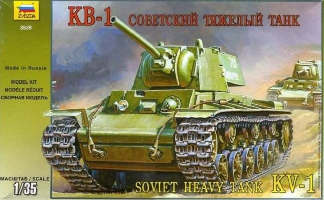 Zvezda Z3539 KV-1 Soviet Heavy Tank - 1:35
