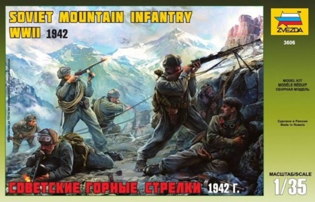 Zvezda Z3606 Soviet Mountain Infantry 1942 - 1:35