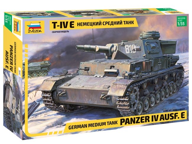 Zvezda Z3641 German Pz.Kpfw. IV Ausf. E - 1:35