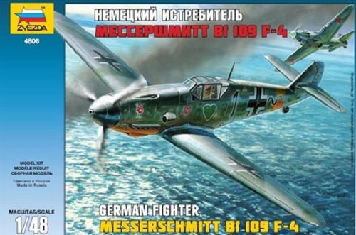 Zvezda Z4806 Messerschmitt Bf 109F-4 - 1:48