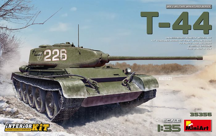 Mini Art 35356  T-44 interiør kit 1/35