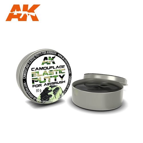 AK8076 CAMOUFLAGE ELASTIC PUTTY, 80 gr