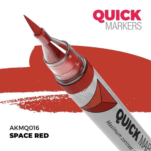 AKMQ016 Space Red - Quick Marker