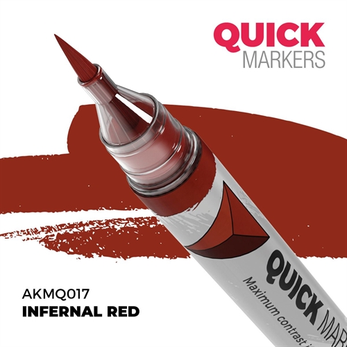 AKMQ017 Infernal Red - Quick Marker