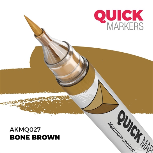 AKMQ027 Bone Brown - Quick Marker