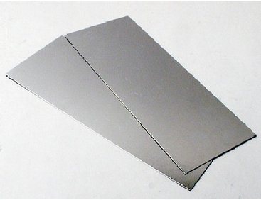 Albion Alloys SM3M Aluminium plade, 0,8 mm tyk, str. 100 x 250 mm, 2 stk pr. pakke
