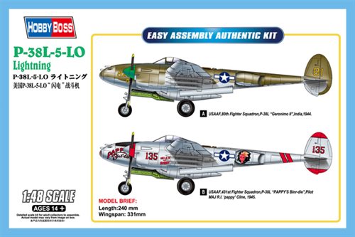 Hobby Boss 85805 P-38L-5-LO Lightning 1/48