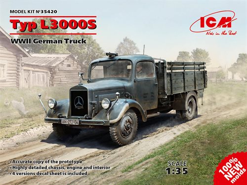 ICM 35420 Typ L3000S WWII German Truck 1/35
