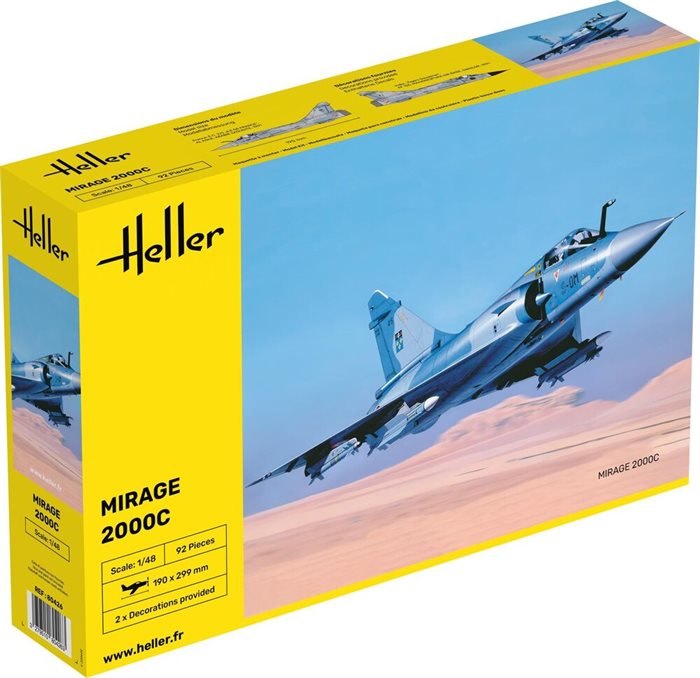 Heller 80426  Mirage 2000 C 1/48 
