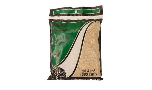 Woodland Scenics B87 Ballast, Stor, Sandfarvet