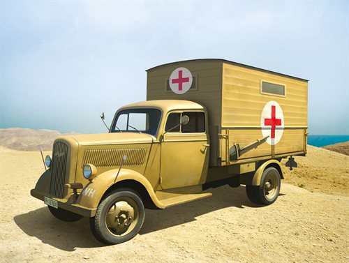 ICM 35402 Typ 2,5-32 with shelter WWII German Ambulance Truck 1/35