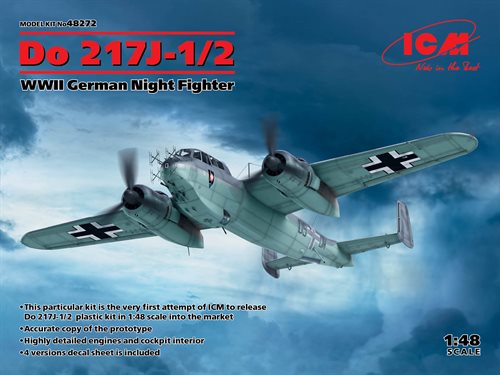 ICM 48272 Do 217J-1/2 WWII German Night Fighter 1/48