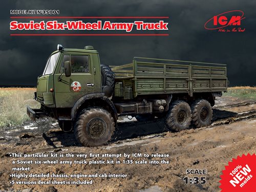 ICM 35001 Sovjet sekshjuls Army Truck 1/35