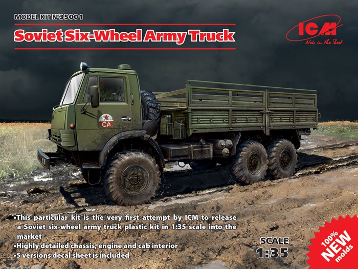 ICM 35001 Sovjet sekshjuls Army Truck 1/35