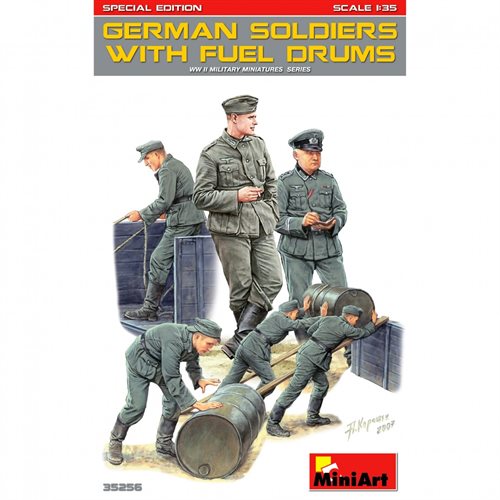 Mini Art 35256 Tyske soldater med brændstofdunke special edition 1/35