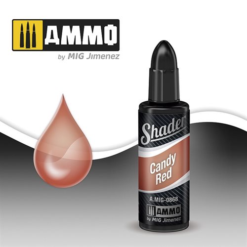 Ammo By MIG 0868 CANDY RED SHADER, 10 ml