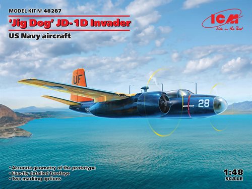 ICM 48287 Jig Dog JD Invader US Navy aircraft 1/48v