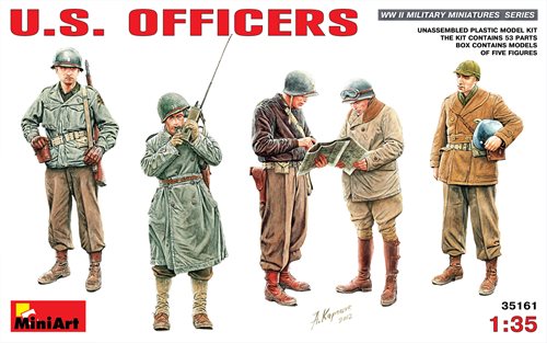 MiniArt 35161 U.S. OFFICERS 1/35