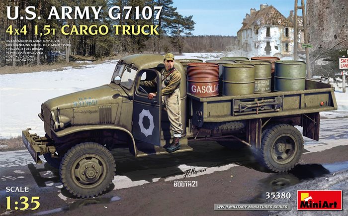 Mini Art 35380 U.S. ARMY G7107 4X4 1,5t CARGO TRUCK 1/35