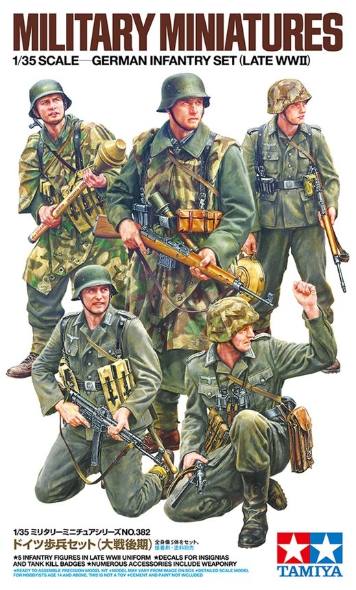 Tamiya 35382 German Infantry Set, Late WWII