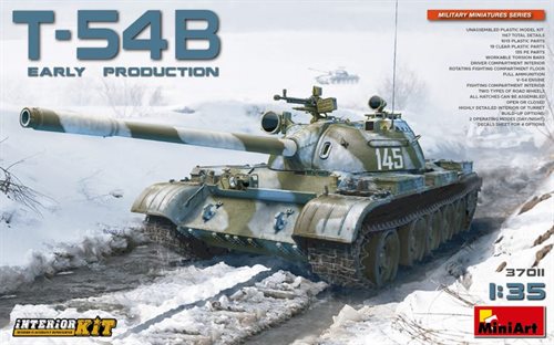 MiniArt 37011 T-54B SOVIET MEDIUM TANK. EARLY PRODUCTION, interiørsæt 1/35 