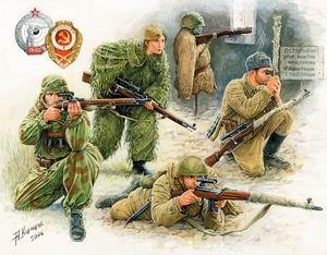 Zvezda 3597 Sov.Sniper Team 1/35