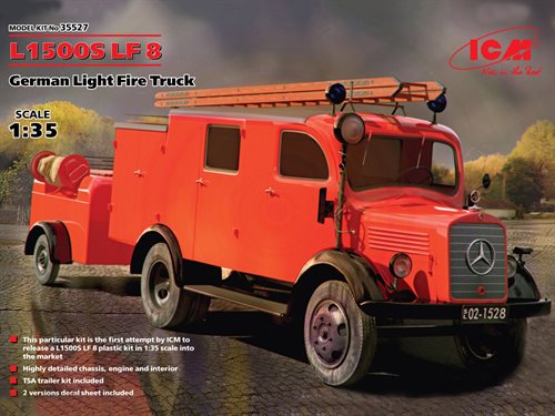 ICM 35527 L1500S LF8 German Light fire truck 1/35