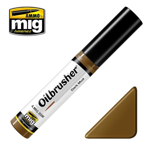 Ammo by MIG 3508 Oilbrusher AMMO DARK MUD