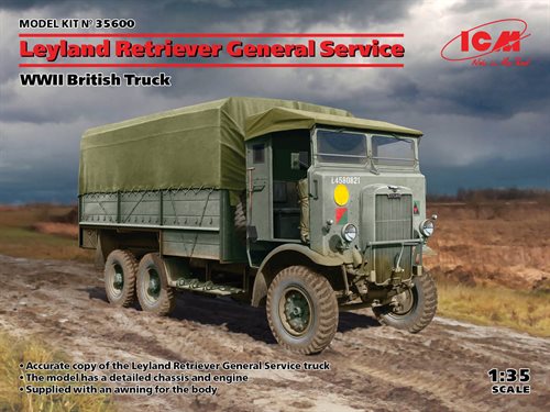 ICM 35600 Leyland retriever general service WWII british truck 1/35