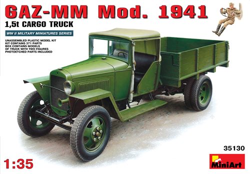 MiniArt 35130 GAZ-MM Mod.1941 1.5t CARGO TRUCK 1/35