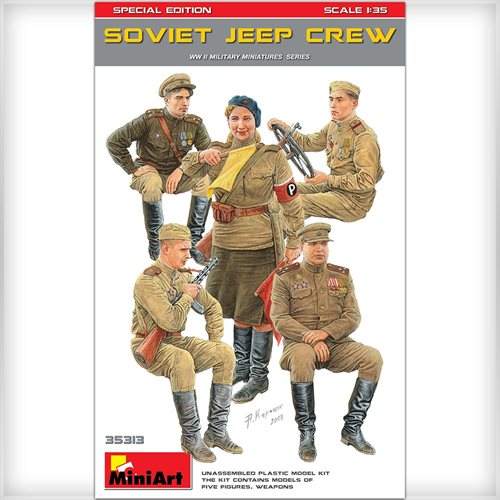 Mini Art 35313 Sovjetisk Jeep mandskab. Special edition 1/35
